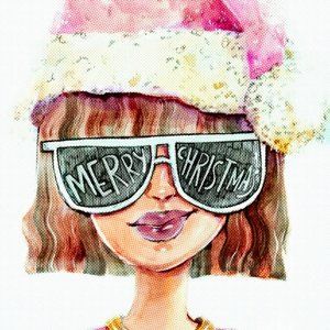 Colorful Merry Christmas